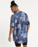 NENA AND PASADENA Rap Relaxed S/S Shirt - Blue