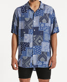 NENA AND PASADENA Rap Relaxed S/S Shirt - Blue