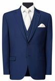 FERRARI FORMALWEAR NATHAN BLUE LOUNGE HIRE SUIT