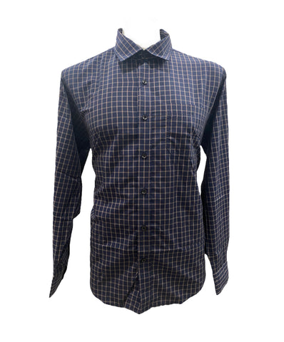 Back Bay G560203 Long Sleeve Shirt - Midnight Check