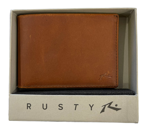 Rusty Ground Leather Wallet