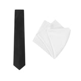 BUCKLE TIE + POCKET SQUARE SET