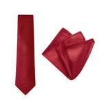 BUCKLE TIE + POCKET SQUARE SET