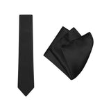 BUCKLE TIE + POCKET SQUARE SET