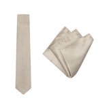 BUCKLE TIE + POCKET SQUARE SET