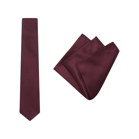 BUCKLE TIE + POCKET SQUARE SET