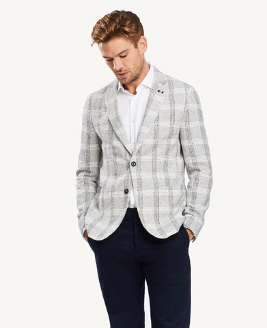 TOMMY HILFIGER Soft Check Slim Fit Blazer