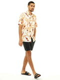 Rusty Fragment Short Sleeve Shirt - White