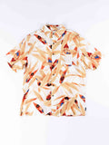 Rusty Fragment Short Sleeve Shirt - White