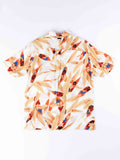Rusty Fragment Short Sleeve Shirt - White