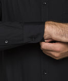 Van Heusen A101 Classic Relaxed Fit Shirt - Black