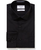 Van Heusen A101 Classic Relaxed Fit Shirt - Black
