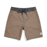 BRIXTON Barge Stripe Trunk - BLACK/BRONZE STRIPE