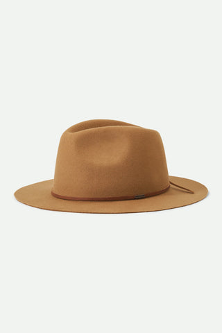 BRIXTON Wesley Fedora - Medal/Bronze