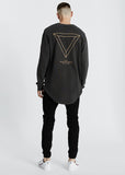 NENA AND PASADENA Crime Long Sleeve Curved Hem Jumper