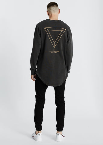 NENA AND PASADENA Crime Long Sleeve Curved Hem Jumper