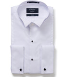 VAN HEUSEN E158 EURO TAILORED FIT TUXEDO SHIRT WITH WING COLLAR