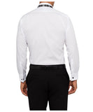 VAN HEUSEN E158 EURO TAILORED FIT TUXEDO SHIRT WITH WING COLLAR