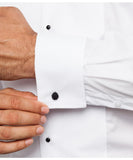VAN HEUSEN E158 EURO TAILORED FIT TUXEDO SHIRT WITH WING COLLAR