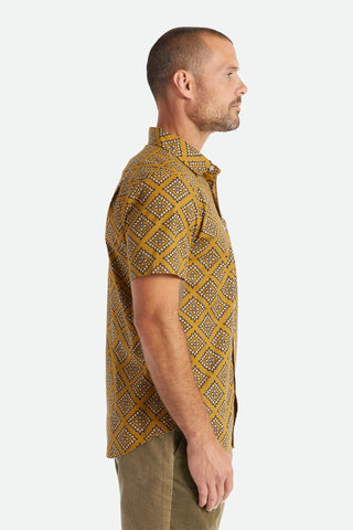 Brixton Charter Print Woven Short Sleeve