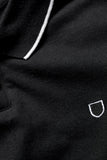 BRIXTON Proper S/S Jersey Polo Knit - Black/White