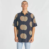 NOMADIC PARADISE Harbour Relaxed Short Sleeve Shirt - Multi Colour Print