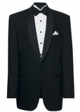 FERRARI FORMALWEAR ANTON BLACK SHAWL DINNER HIRE SUIT
