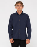 Rusty Work Horse Long Sleeve Shirt - Navy