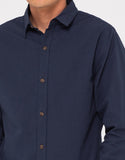 Rusty Work Horse Long Sleeve Shirt - Navy