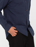 Rusty Work Horse Long Sleeve Shirt - Navy