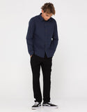 Rusty Work Horse Long Sleeve Shirt - Navy