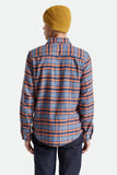 BRIXTON BOWERY STRETCH X L/S FLANNEL SHIRT - Slate Blue