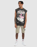 WNDRR Haruna Vintage Muscle - Washed Black