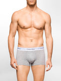 CK 1086 MODERN COTTON STRETCH 2 PACK TRUNK - GREY/BLACK