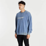 KISS CHACEY Solo Relaxed Jumper - Acid Blue
