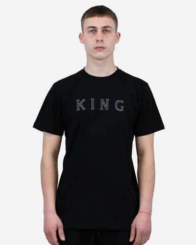 KING STEPNEY T-SHIRT - BLACK
