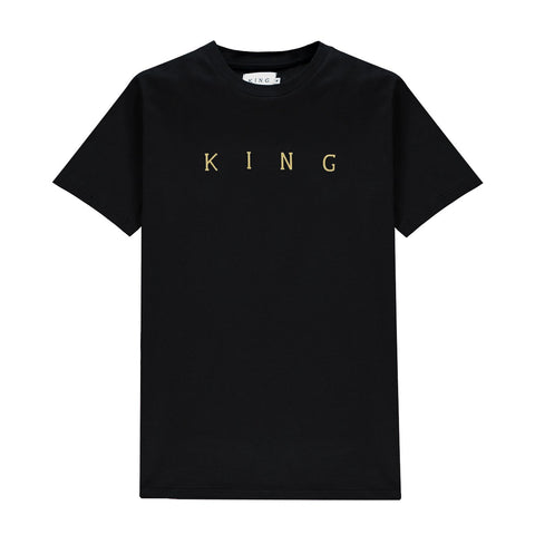 KING Tennyson Gold Tee - Black