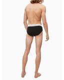 Calvin Klein 2661 COTTON STRETCH 3-PACK HIP BRIEF - Black B001