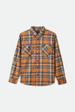 BRIXTON BOWERY L/S FLANNEL SHIRT - Lion