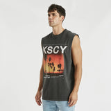 KISS CHACEY Understand Relaxed Muscle Tee - Pigment Black